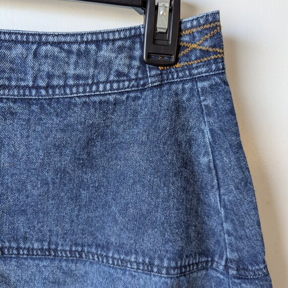 Generation K Asymmetrical Demin Mini Jean Skirt Size 4 - Picture 4 of 10